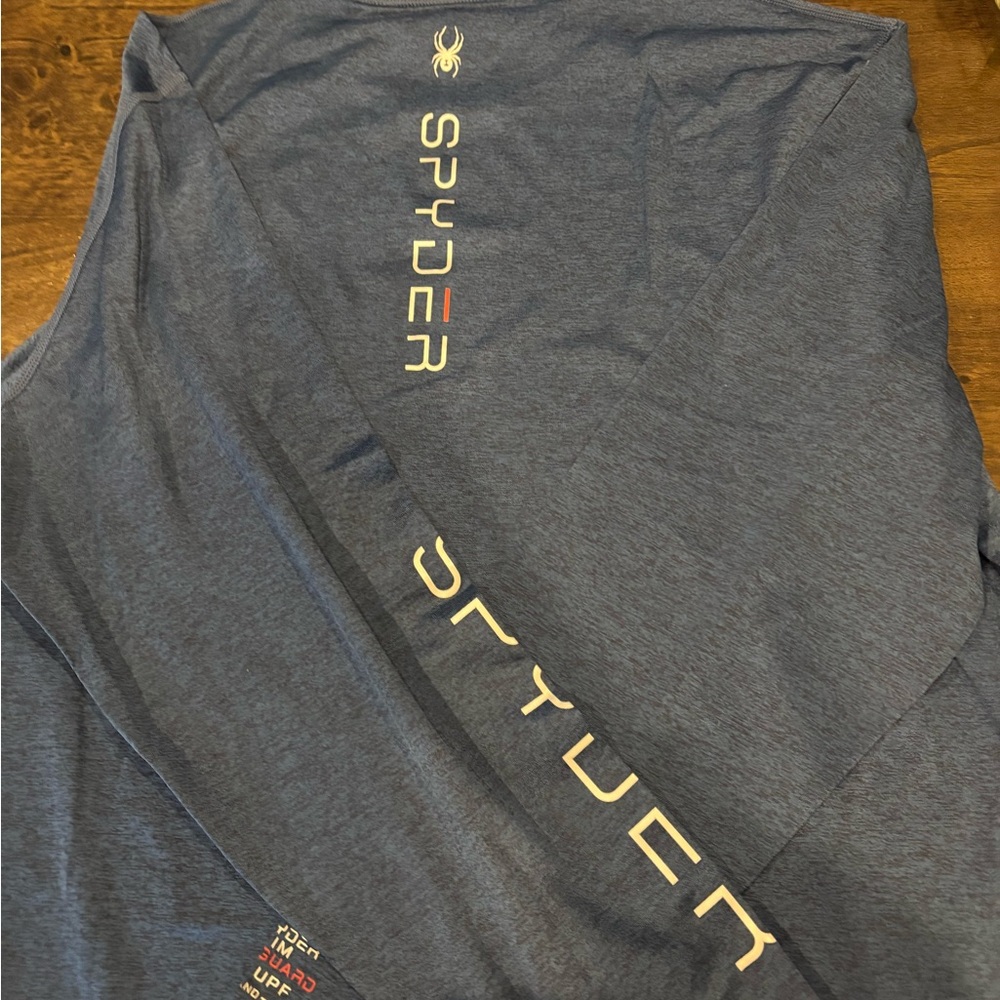 Spyder Navy Rash Guard - Picture 4 of 4
